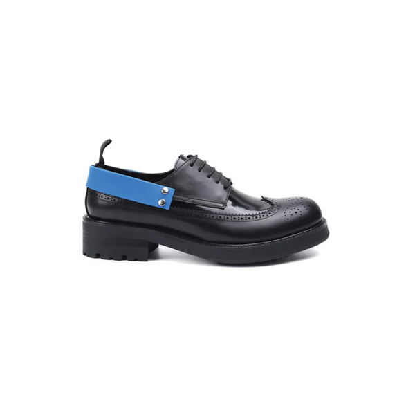 Modular Strap Brogue Derby Platform Shoes