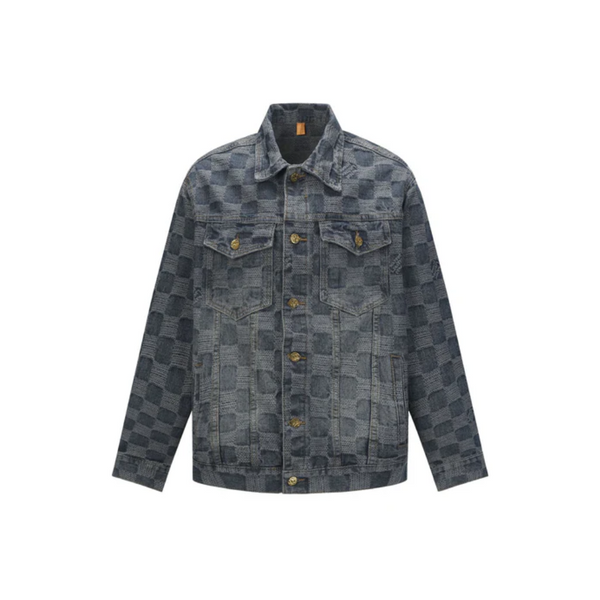 Monogram Patchwork Denim Jacket