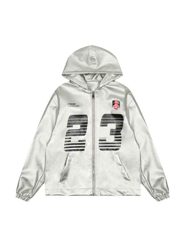 23 Sporty Reflective Track Jacket