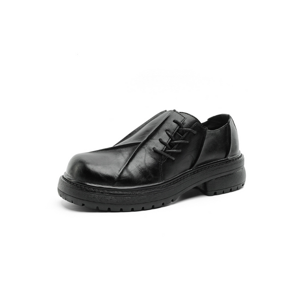 Chunky Sole Lace-Up Derby with Height Options