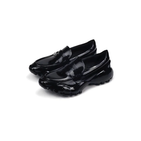 Sculptural Melting Sole Penny Loafers