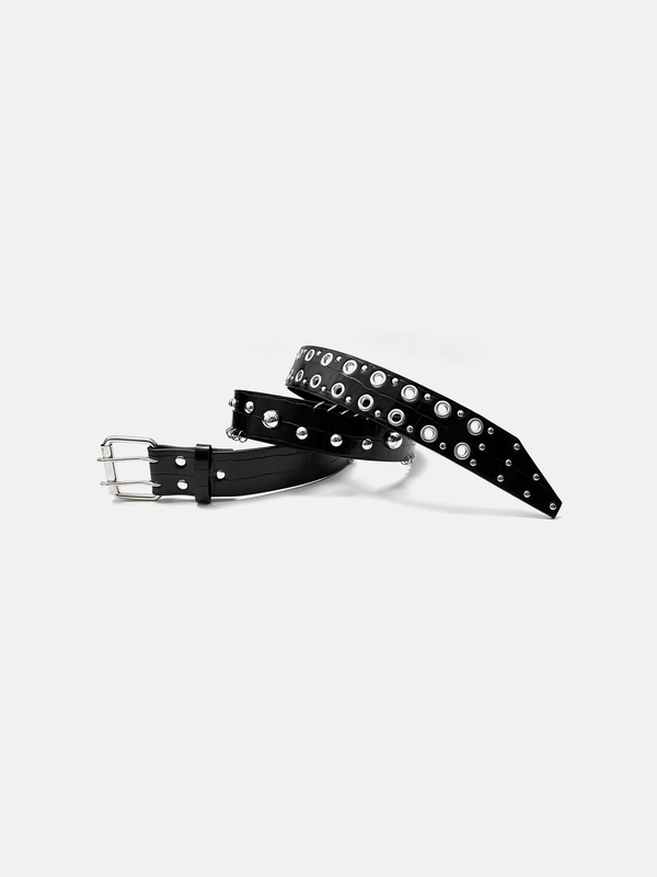 Double Grommet Statement Belt