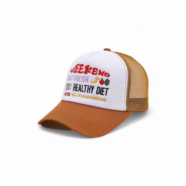Embroidered "Healthy Diet" Trucker Hat