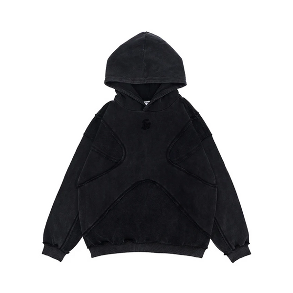 Embroidered Stripes Hoodie