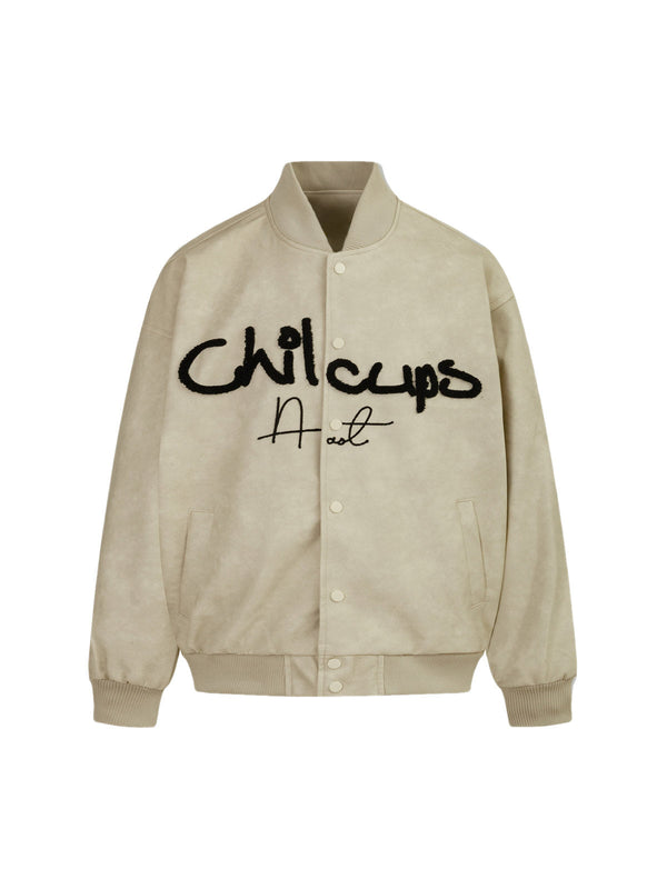 Embroidered Varsity Jacket