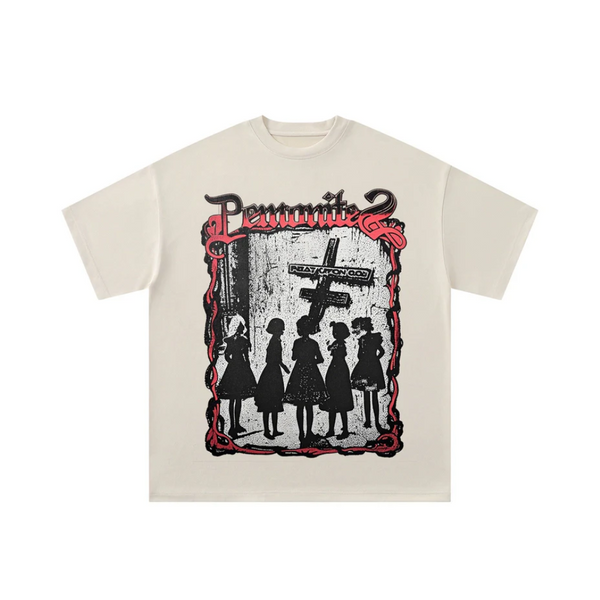 Horror Print Graphic T-Shirt