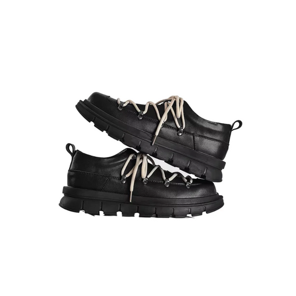 Leather Trail-Inspired Urban Boots