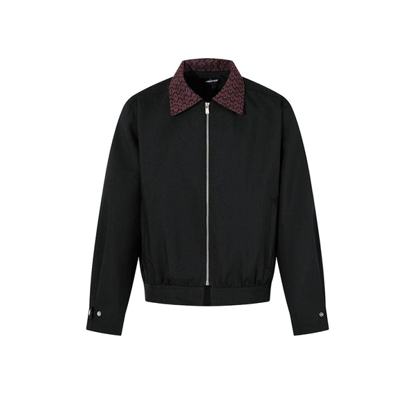 Paisley Collar Bomber Jacket