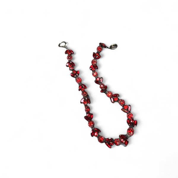 Red Ruby Rhinestone Wallet Chain