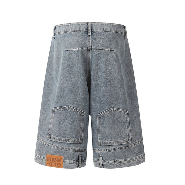 Reverse Design Baggy Wide Leg Jorts