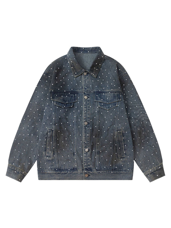 Rhinestone Star Denim Jacket