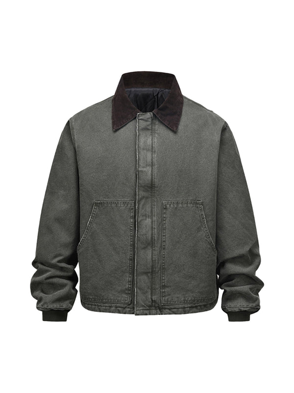 Sherpa-Lined Denim Jacket