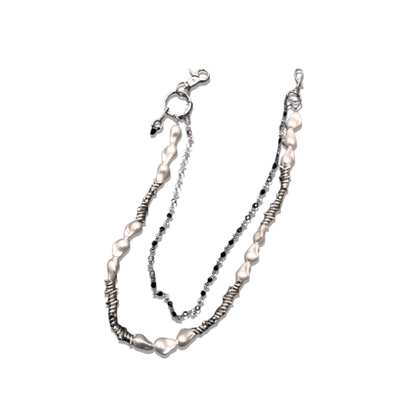 Pearl Double Layered Wallet Chain