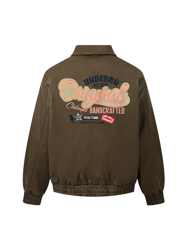 Vintage Logo Bomber Jacket