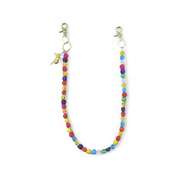 Colorful Skeleton Bead Wallet Chain